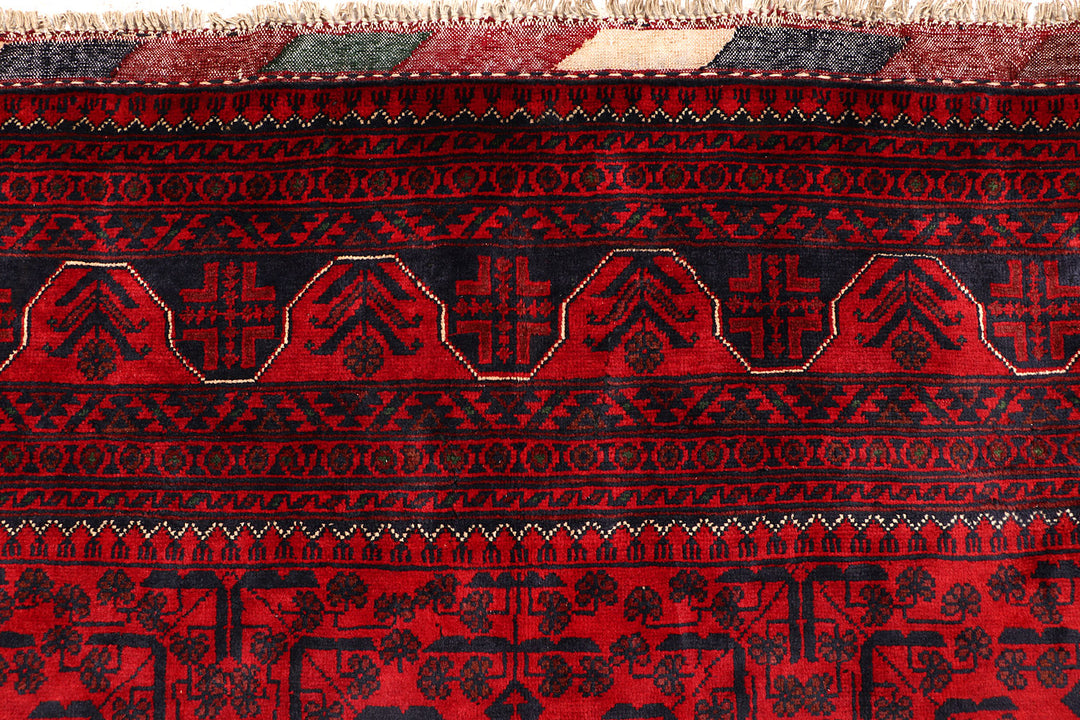 Dark Red Khal Mohammadi 6'  6" x 9'  2" - No. QA97582