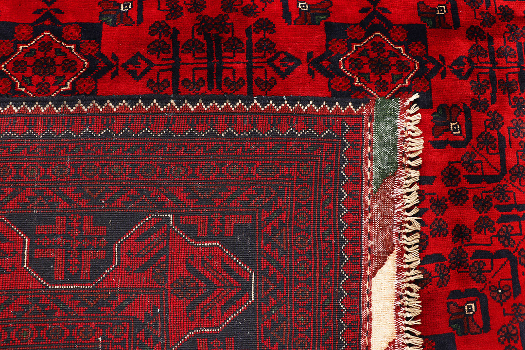 Dark Red Khal Mohammadi 6'  6" x 9'  2" - No. QA97582