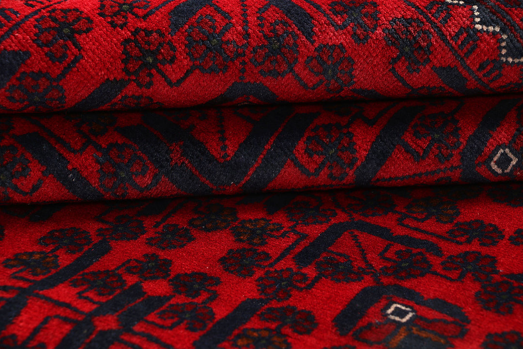 Dark Red Khal Mohammadi 6'  6" x 9'  5" - No. QA74440