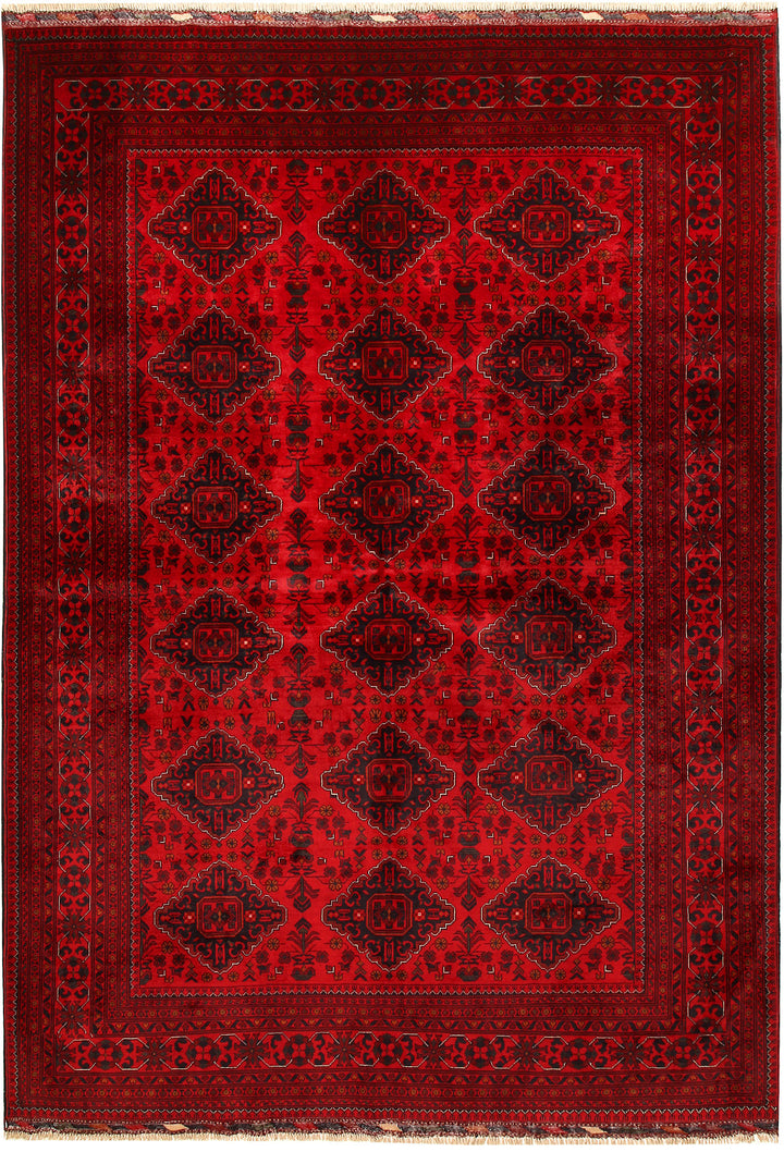 Dark Red Khal Mohammadi 6' 6 x 9' 4 - No. 68977