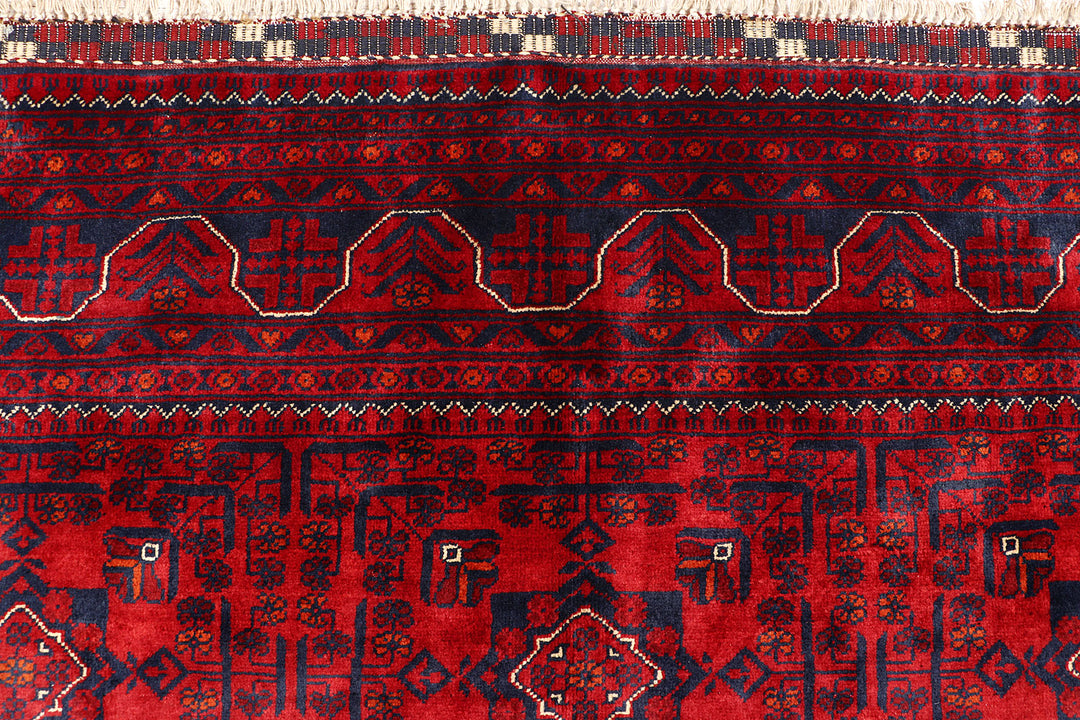 Dark Red Khal Mohammadi 6'  5" x 9'  5" - No. QA71793