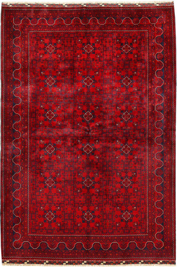 Dark Red Khal Mohammadi 6'  5" x 9'  5" - No. QA71793