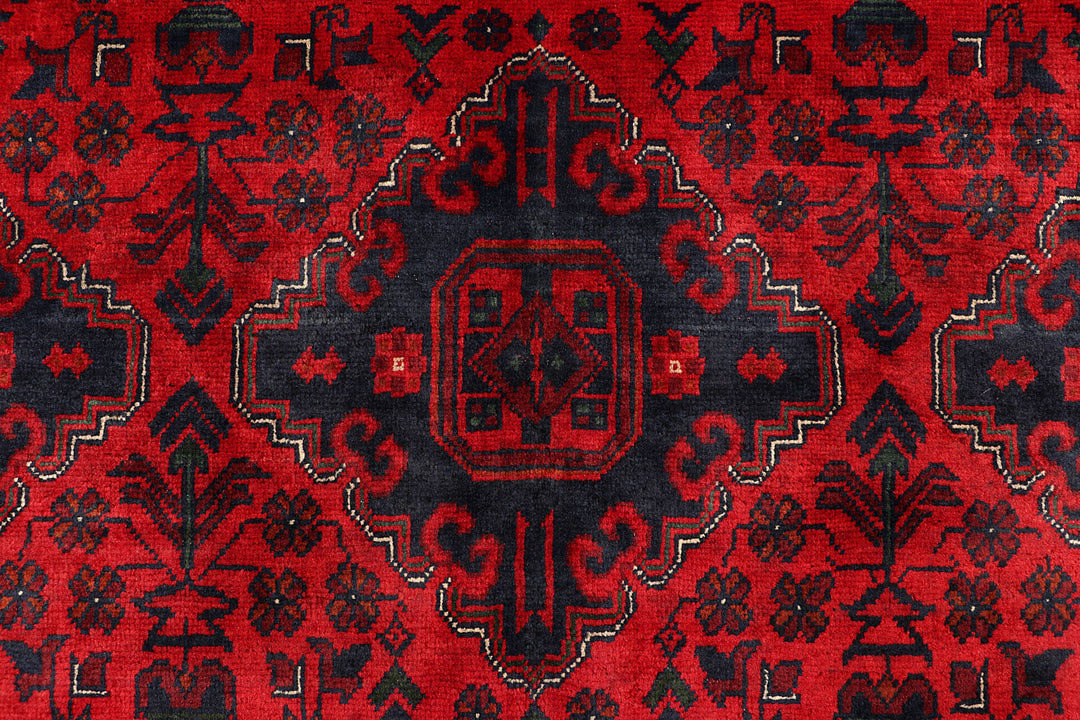Dark Red Khal Mohammadi 6'  5" x 9'  5" - No. QA83454