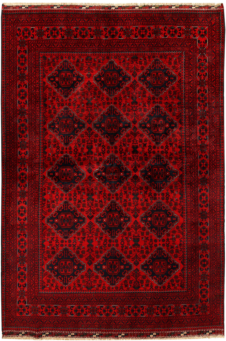 Dark Red Khal Mohammadi 6'  5" x 9'  5" - No. QA83454