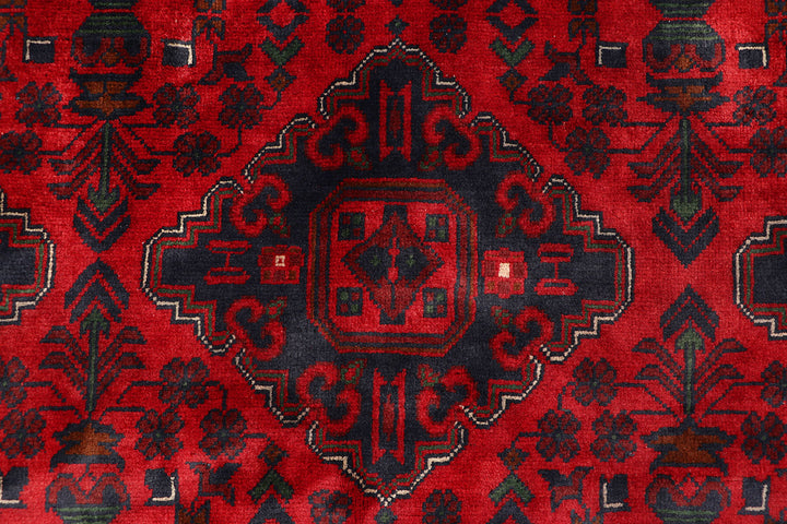 Dark Red Khal Mohammadi 6'  4" x 9'  9" - No. QA77532