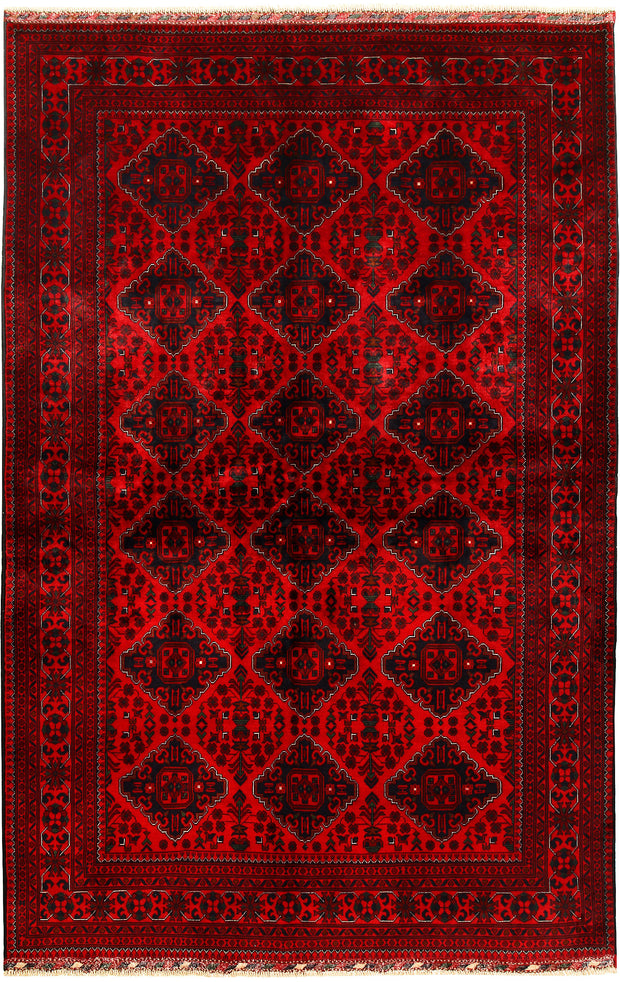 Dark Red Khal Mohammadi 6'  4" x 9'  9" - No. QA77532