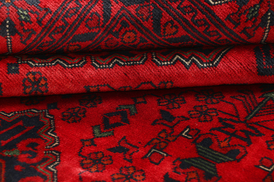 Dark Red Khal Mohammadi 6' 7 x 9' 5 - No. 68982