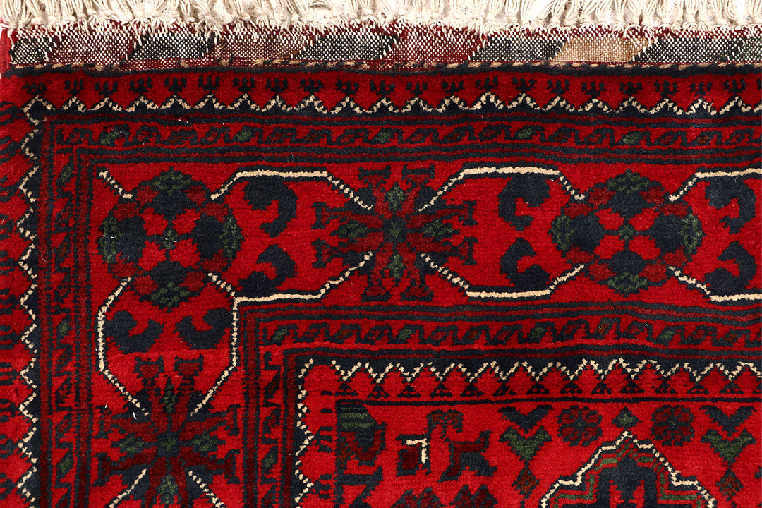 Dark Red Khal Mohammadi 2'  6" x 9'  4" - No. QA69909