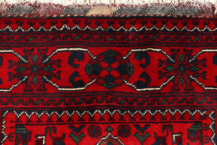 Dark Red Khal Mohammadi 2' 6 x 9' 4 - No. 68998