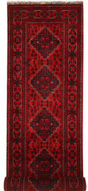 Dark Red Khal Mohammadi 2'  6" x 9'  4" - No. QA69909