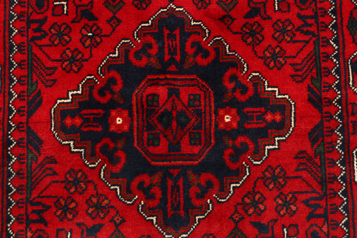 Dark Red Khal Mohammadi 2' 7 x 6' 5 - No. 69000