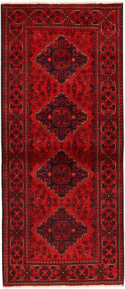 Dark Red Khal Mohammadi 2'  7" x 6'  5" - No. QA61423