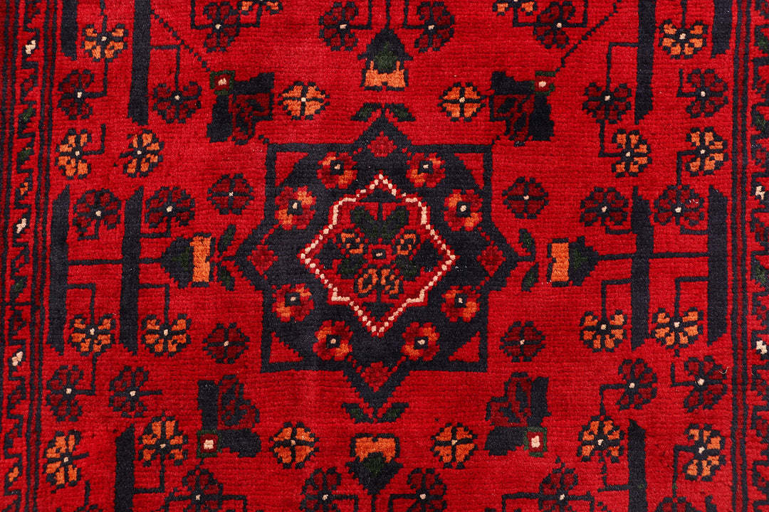 Dark Red Khal Mohammadi 2' 7 x 12' 8 - No. 69004