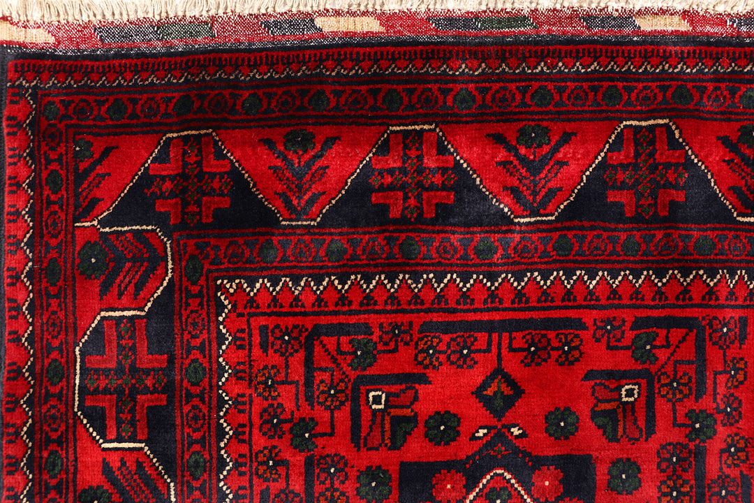 Dark Red Khal Mohammadi 4' 2 x 12' 10 - No. 69009