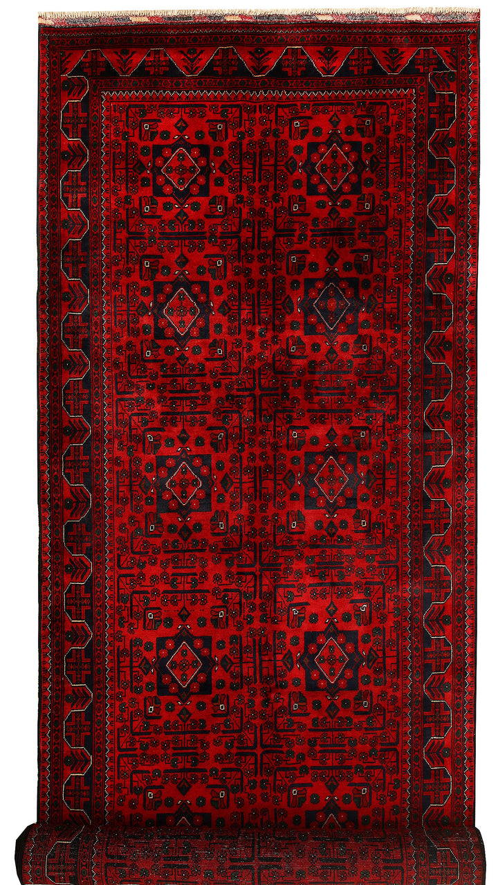 Dark Red Khal Mohammadi 4' 2 x 12' 10 - No. 69009