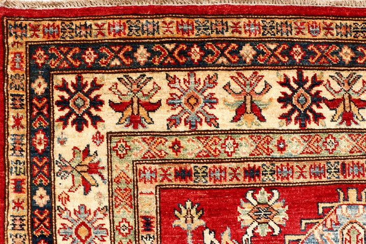 Firebrick Kazak 4' 8 x 7' 1 - No. 69026 - ALRUG Rug Store