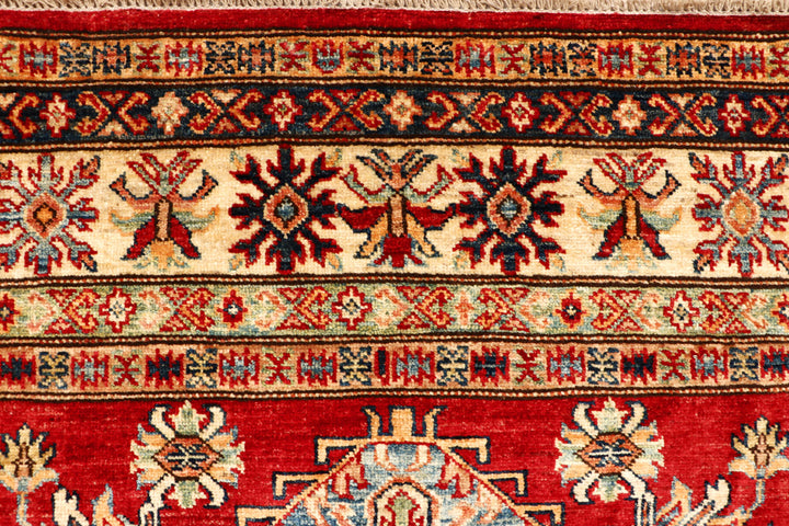 Firebrick Kazak 4' 8 x 7' 1 - No. 69026 - ALRUG Rug Store