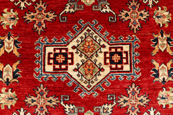 Firebrick Kazak 4' 8 x 7' 1 - No. 69026 - ALRUG Rug Store