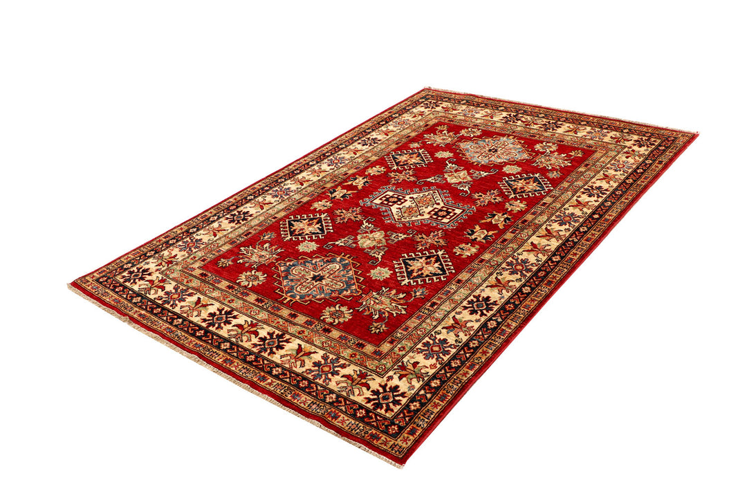 Firebrick Kazak 4' 8 x 7' 1 - No. 69026 - ALRUG Rug Store