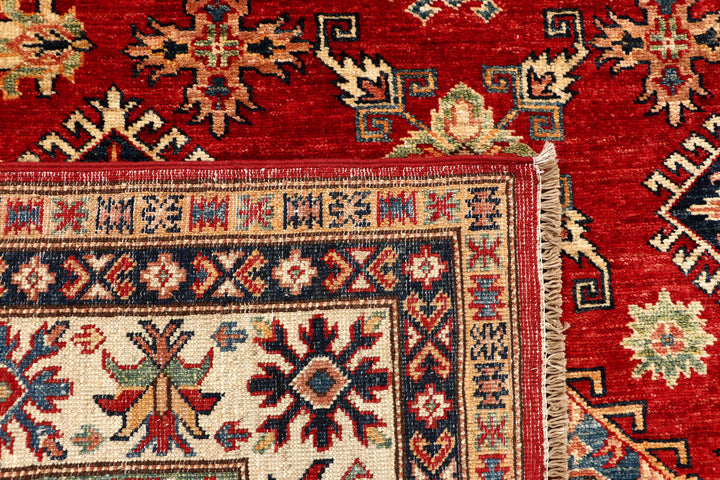 Firebrick Kazak 4' 8 x 7' 1 - No. 69026 - ALRUG Rug Store