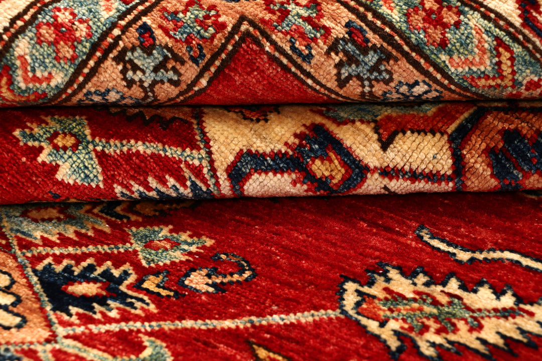 Firebrick Kazak 5' 6 x 7' 8 - No. 69027 - ALRUG Rug Store