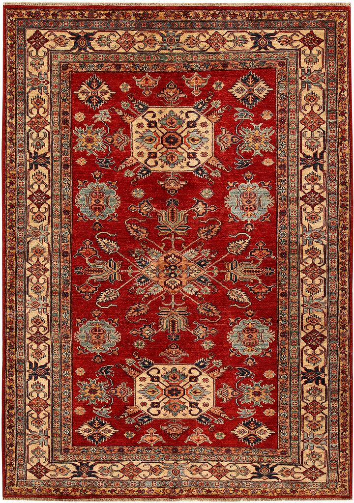 Firebrick Kazak 5' 6 x 7' 8 - No. 69027 - ALRUG Rug Store