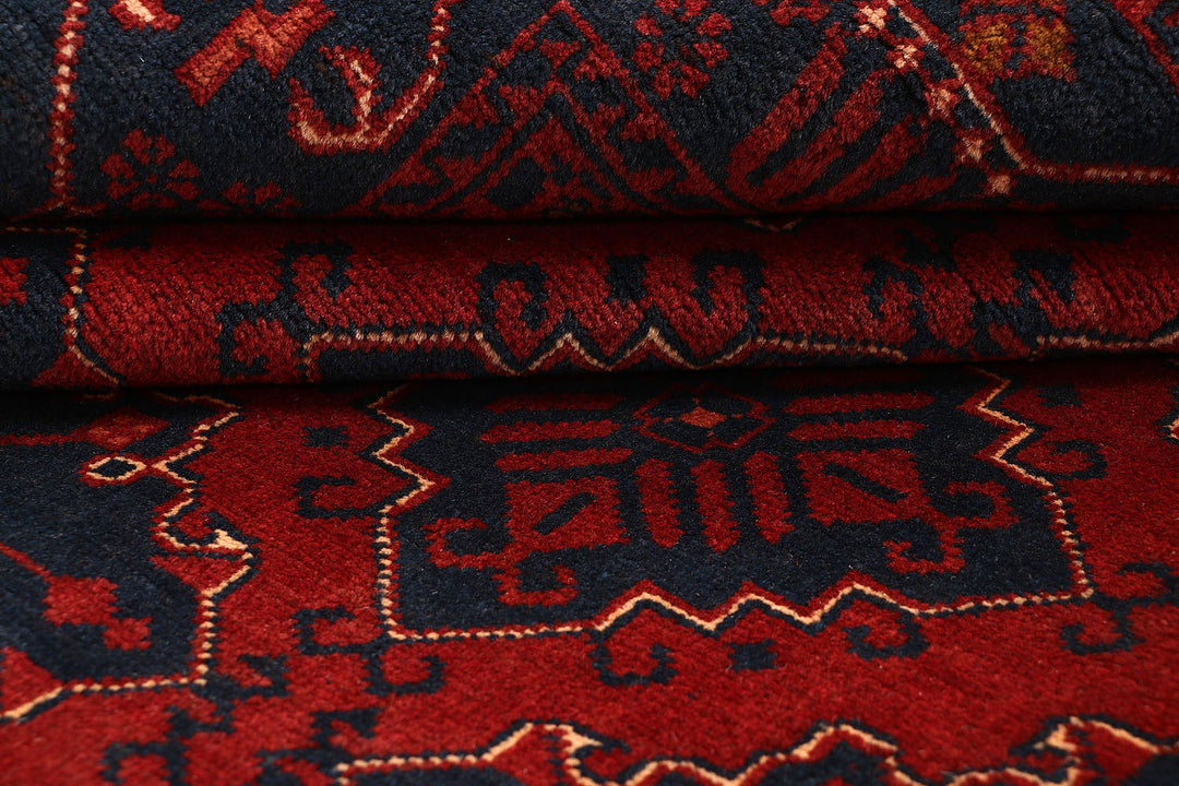 Dark Red Khal Mohammadi 6'  3" x 9'  4" - No. QA52159