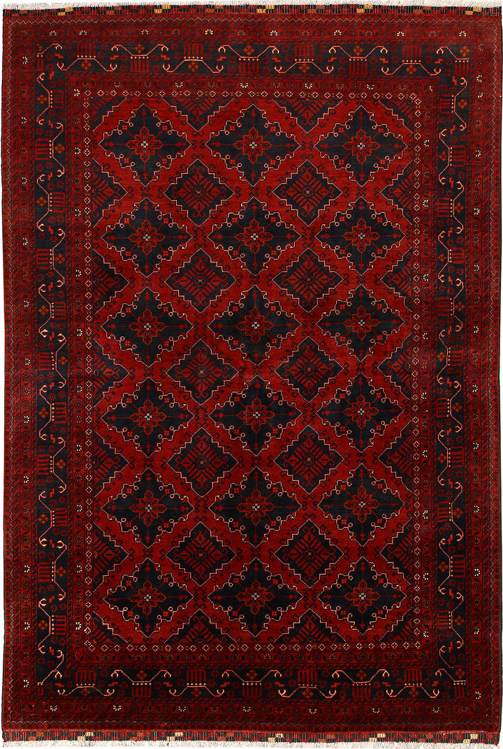 Dark Red Khal Mohammadi 6' 3 x 9' 4 - No. 69039
