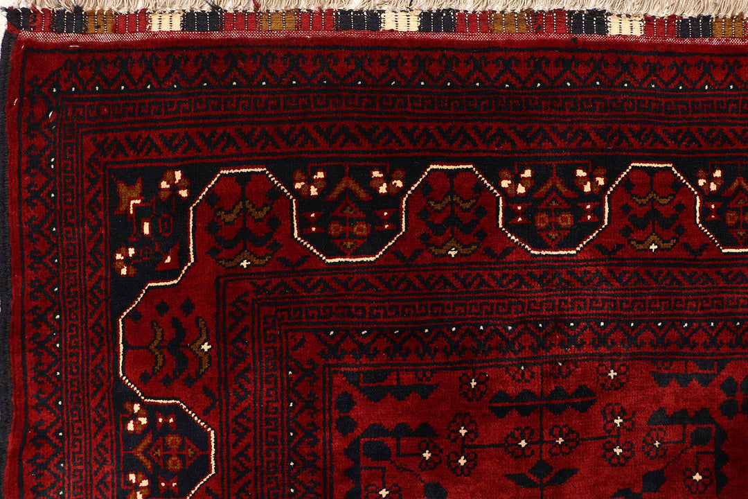 Dark Red Khal Mohammadi 6'  4" x 9'  7" - No. QA40923