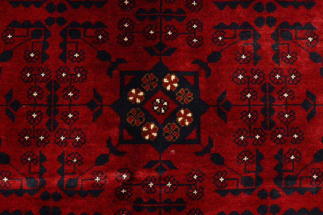 Dark Red Khal Mohammadi 6'  4" x 9'  7" - No. QA40923