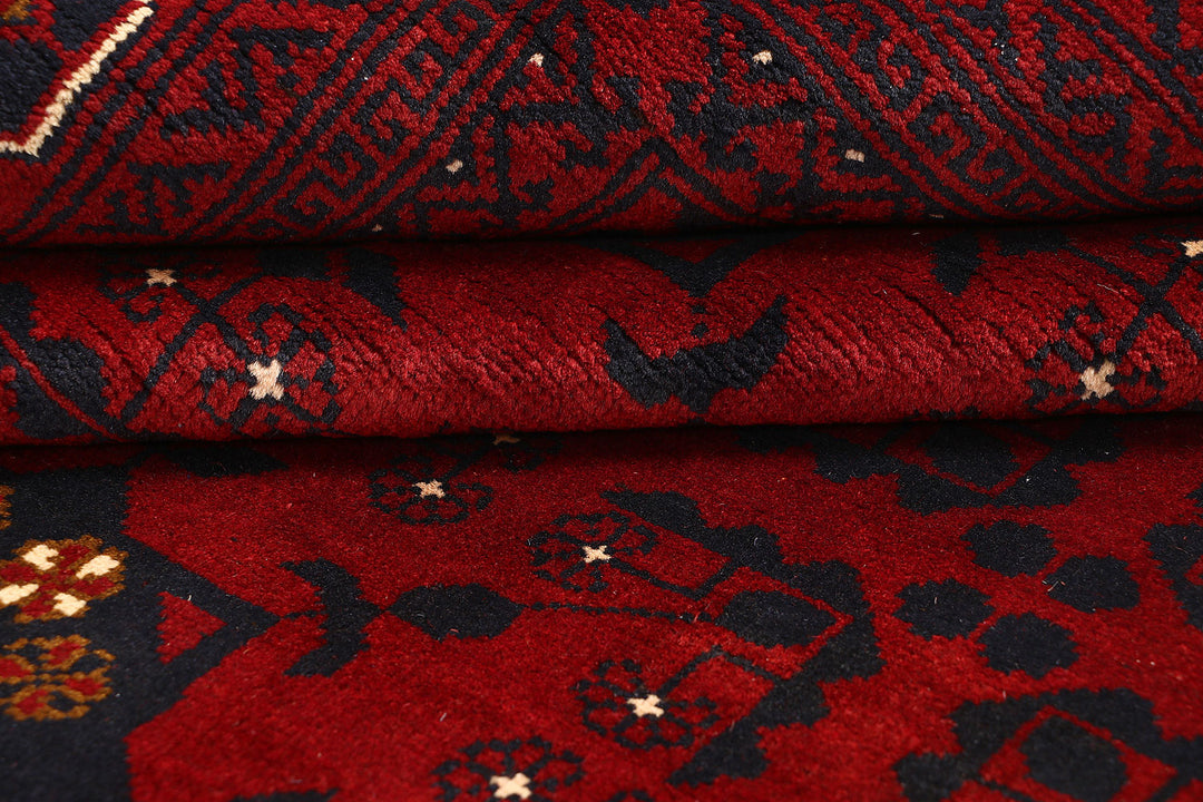 Dark Red Khal Mohammadi 6'  4" x 9'  7" - No. QA40923