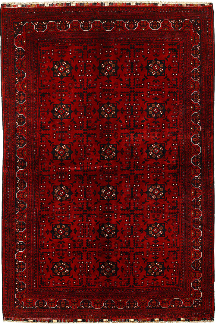 Dark Red Khal Mohammadi 6' 4 x 9' 7 - No. 69040