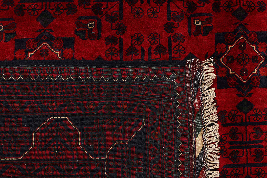 Dark Red Khal Mohammadi 6'  5" x 9'  8" - No. QA21302