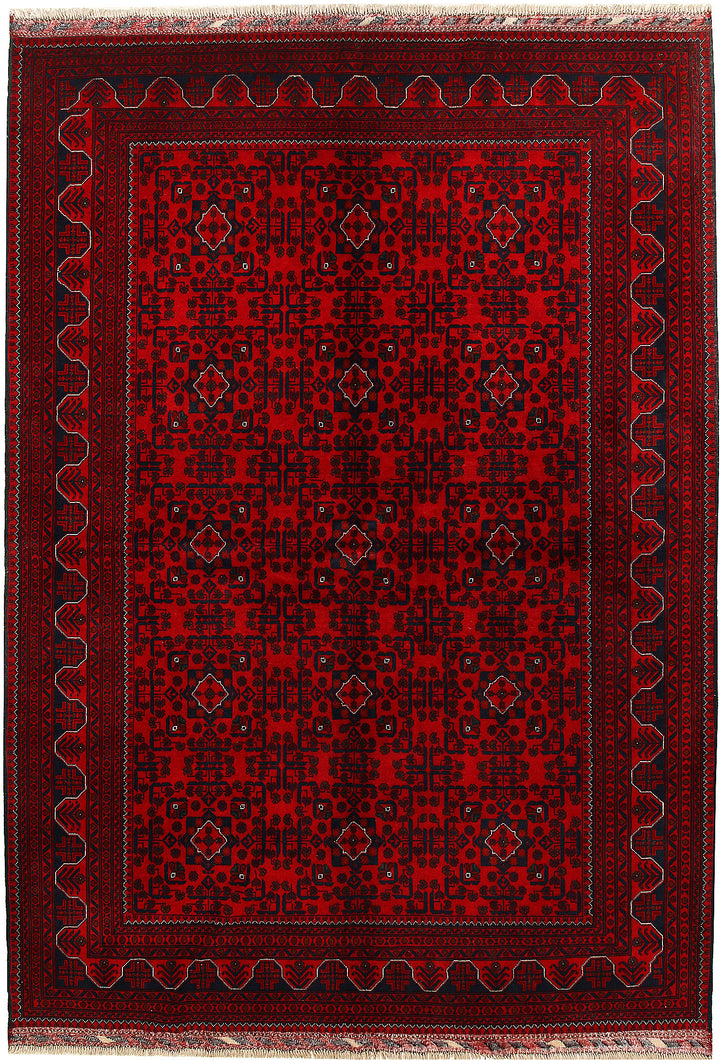 Dark Red Khal Mohammadi 6'  8" x 9'  6" - No. QA26910