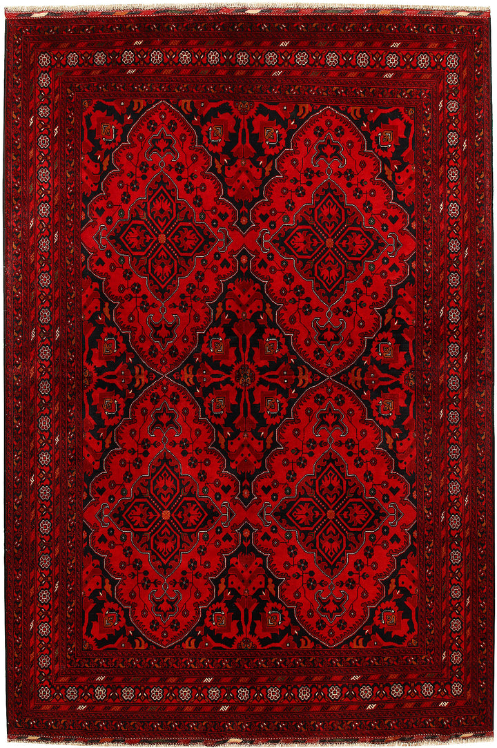 Dark Red Khal Mohammadi 6'  7" x 9'  10" - No. QA63350