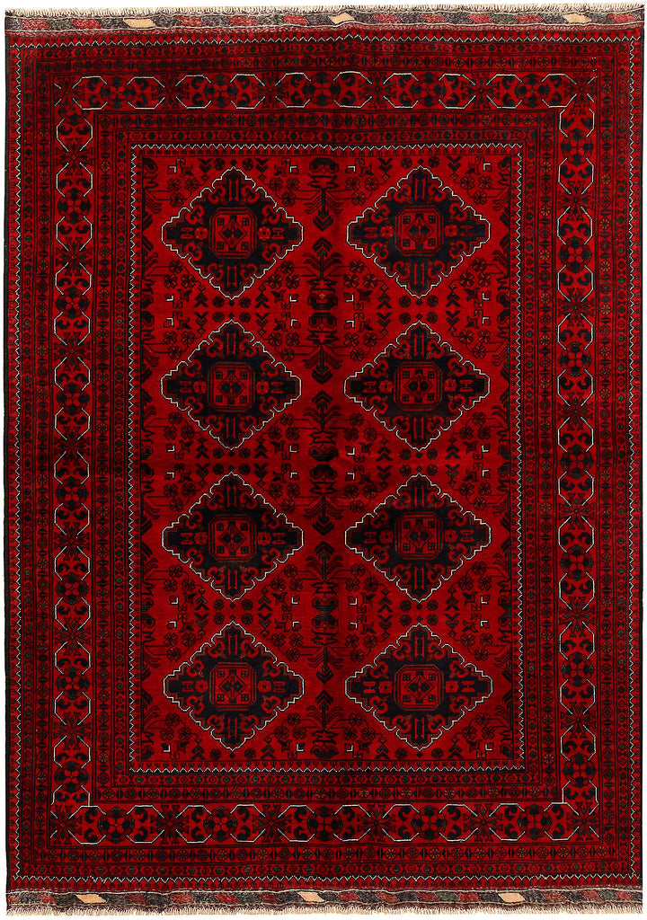 Dark Red Khal Mohammadi 5' 6 x 7' 5 - No. 69045