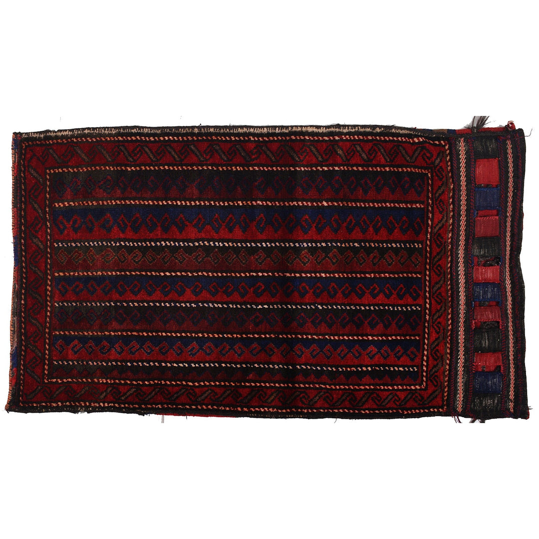 Afghan Balisht Rug 2' 2" x 3' 8" Hand-Knotted