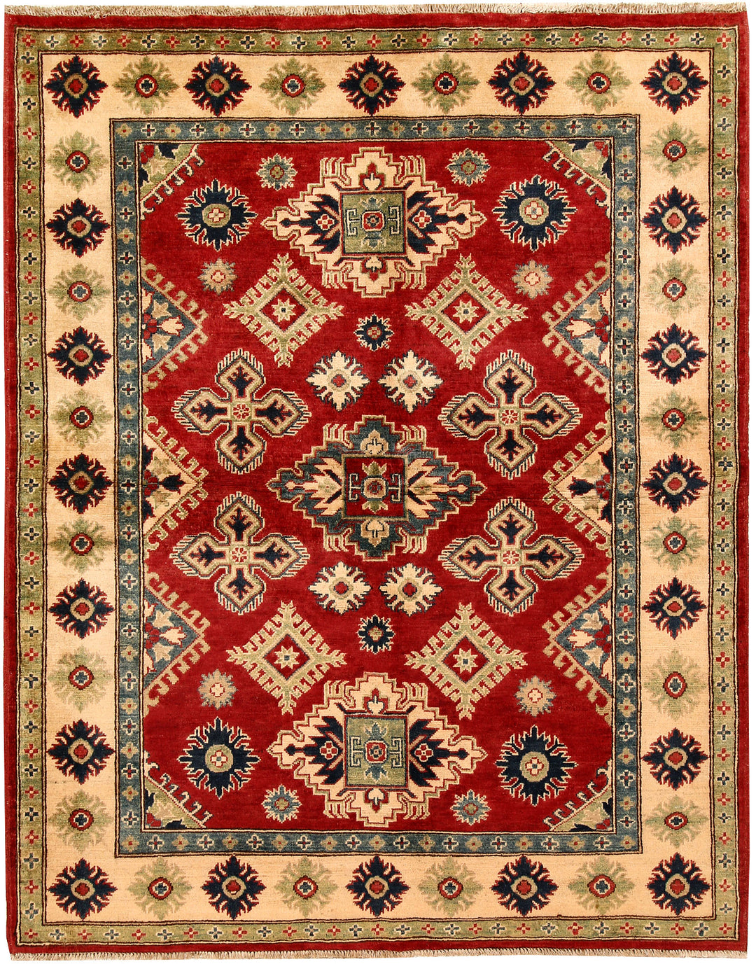 Firebrick Kazak 5' x 6' 4 - No. 69067 - ALRUG Rug Store