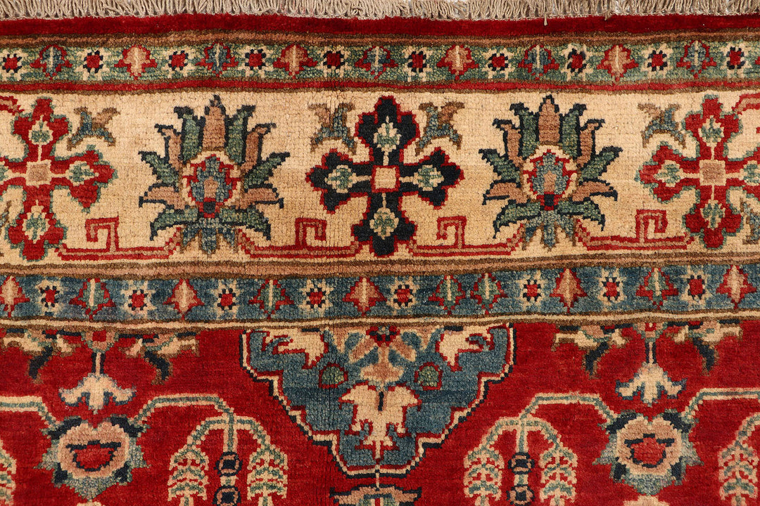 Firebrick Kazak 4' 8 x 7' 1 - No. 69072 - ALRUG Rug Store