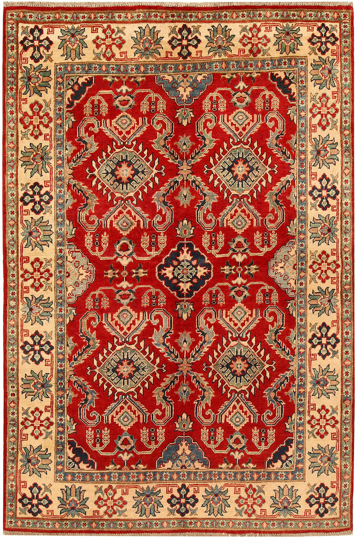 Firebrick Kazak 4' 8 x 7' 1 - No. 69072 - ALRUG Rug Store