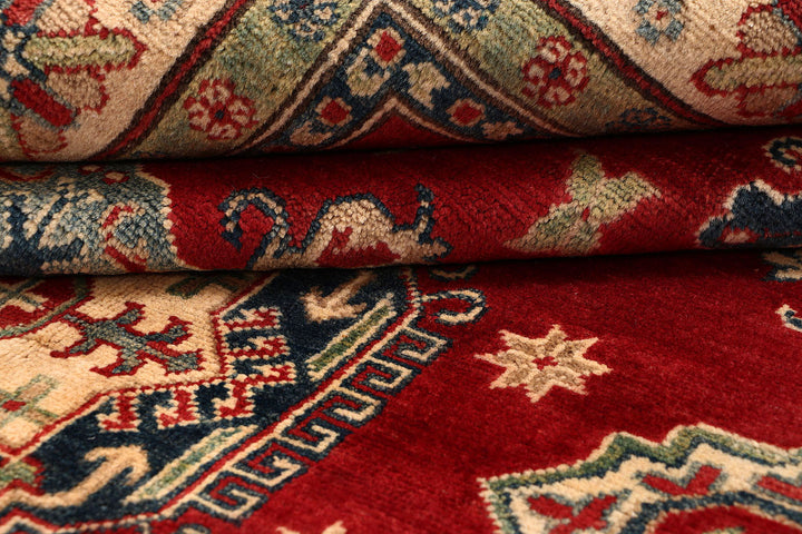 Firebrick Kazak 6' 7 x 9' 9 - No. 69077 - ALRUG Rug Store