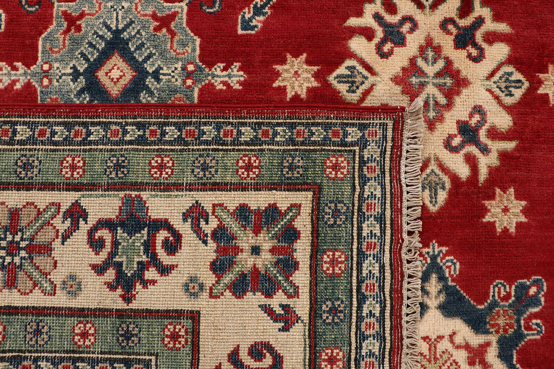 Firebrick Kazak 6' 7 x 9' 9 - No. 69077 - ALRUG Rug Store