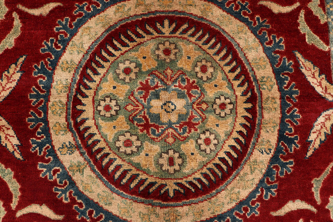 Firebrick Kazak 5' 7 x 7' 4 - No. 69084 - ALRUG Rug Store