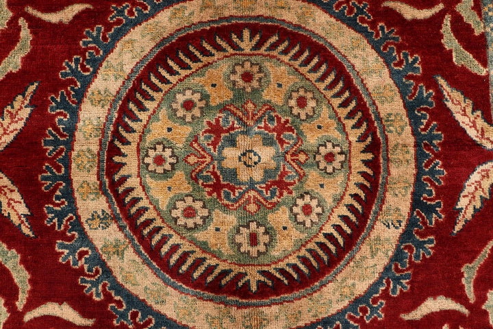 Firebrick Kazak 5' 7 x 7' 4 - No. 69084 - ALRUG Rug Store