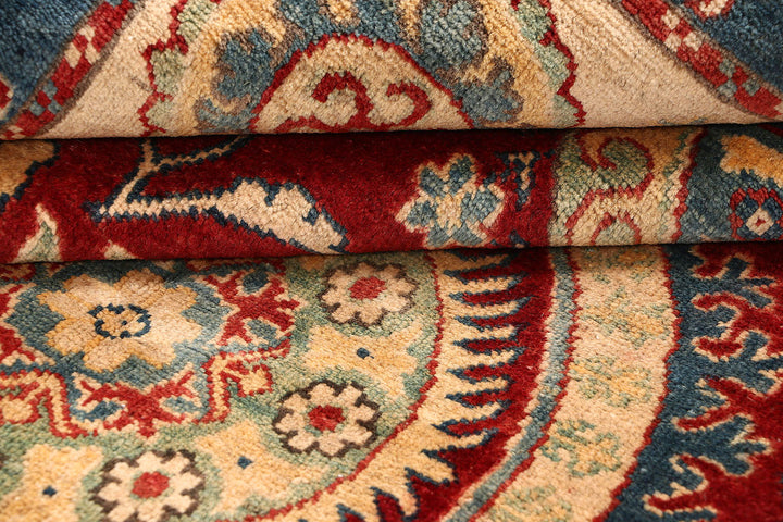 Firebrick Kazak 5' 7 x 7' 4 - No. 69084 - ALRUG Rug Store