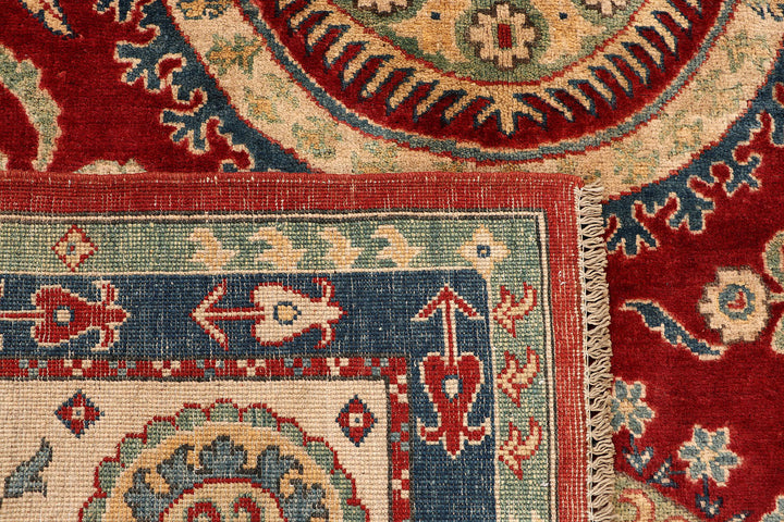 Firebrick Kazak 5' 7 x 7' 4 - No. 69084 - ALRUG Rug Store