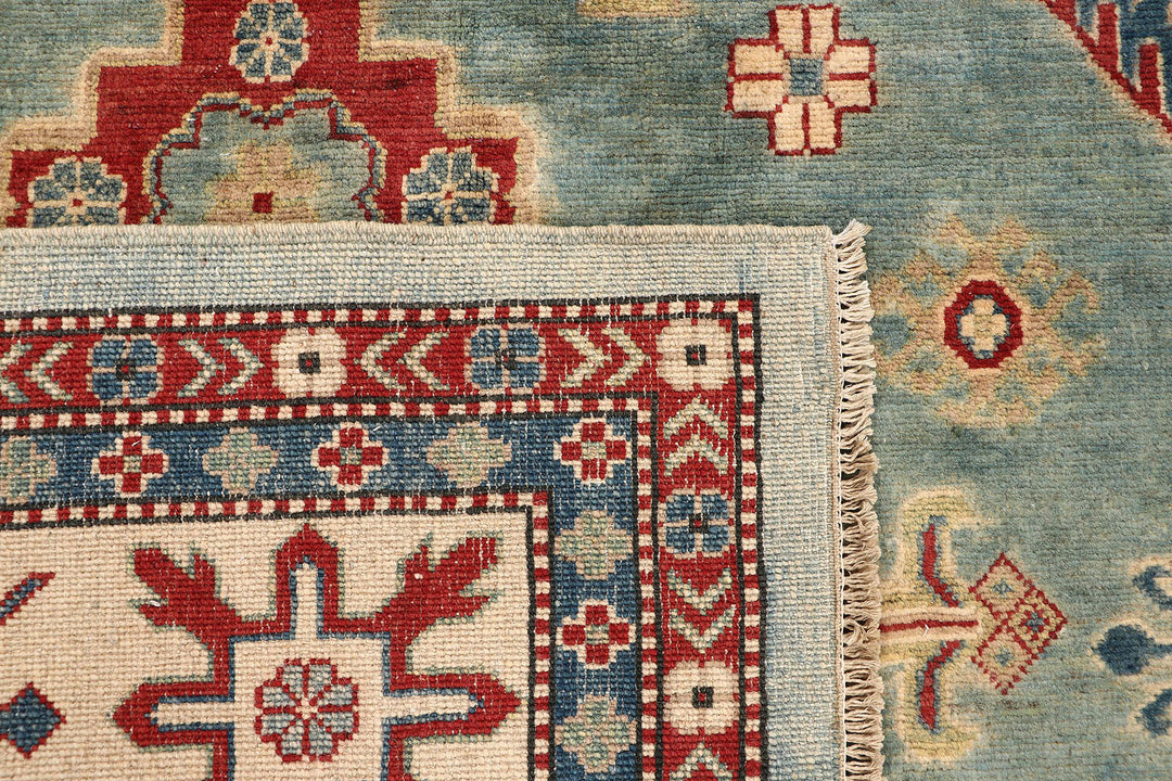 Cadet Blue Kazak 8' 11 x 12' 3 - No. 69089 - ALRUG Rug Store