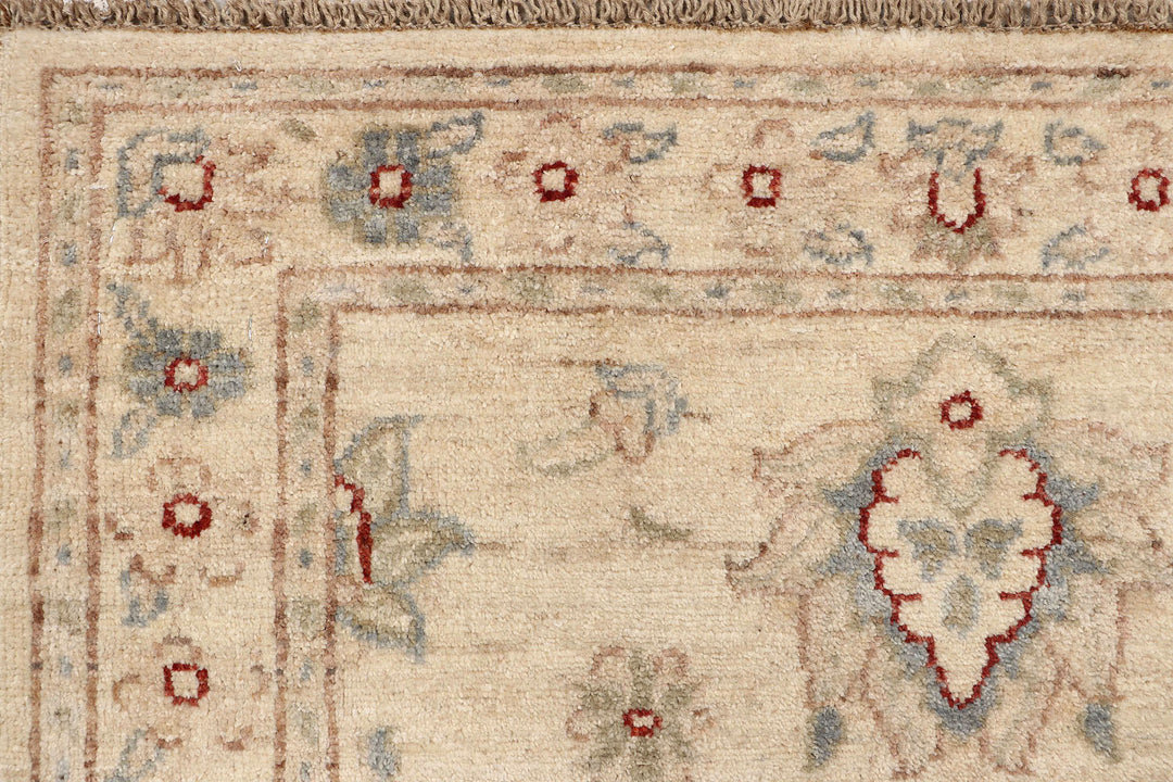 Tan Oushak 2'  9" x 9'  9" - No. QA48464