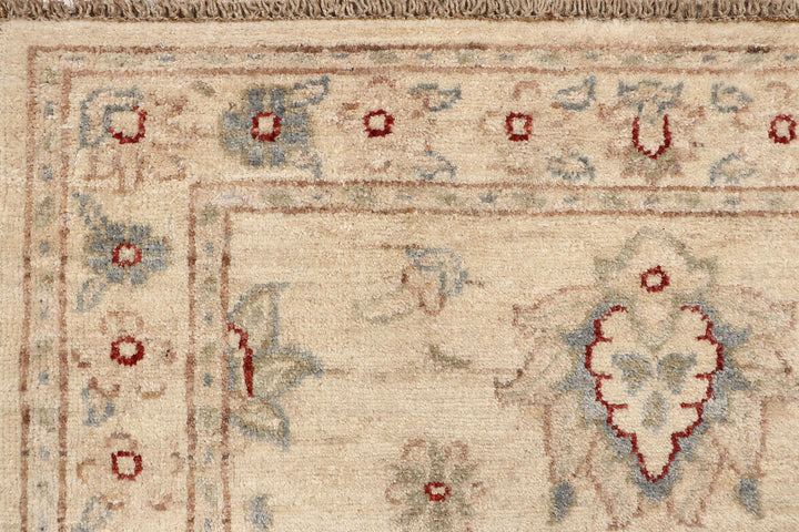 Tan Oushak 2'  9" x 9'  9" - No. QA48464