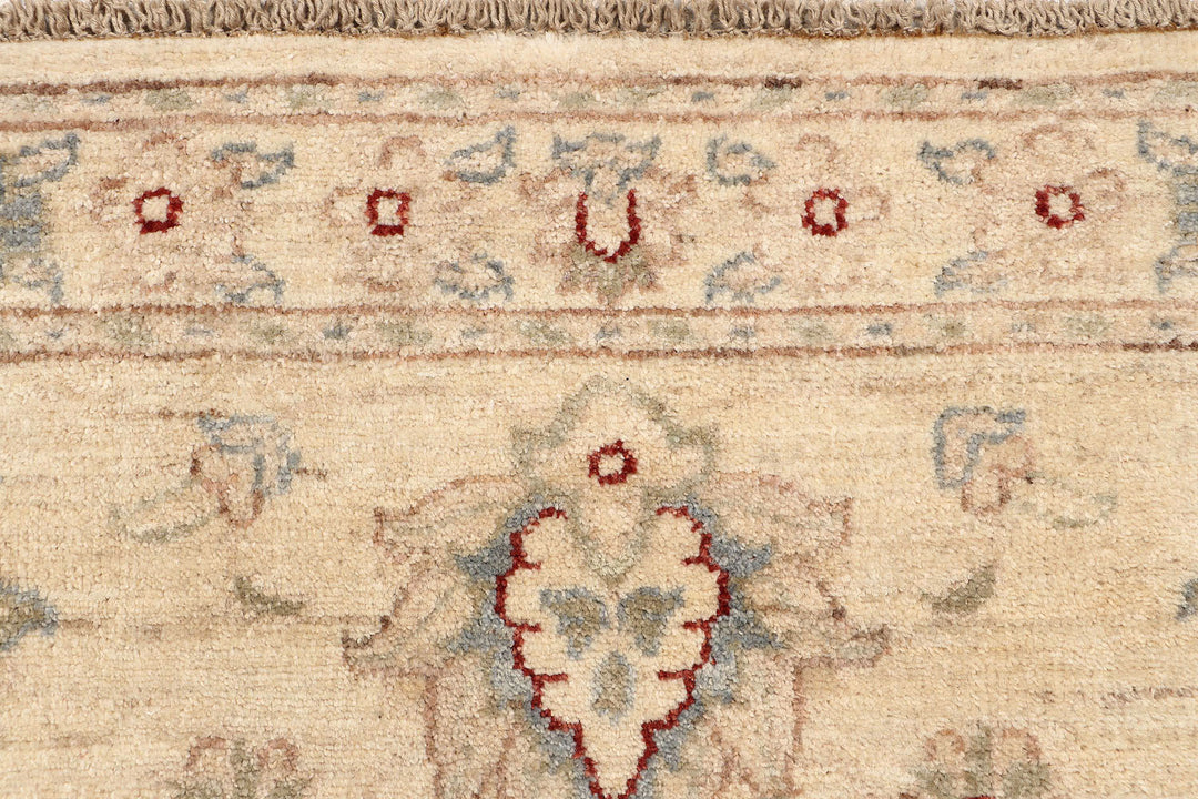 Tan Oushak 2'  9" x 9'  9" - No. QA48464